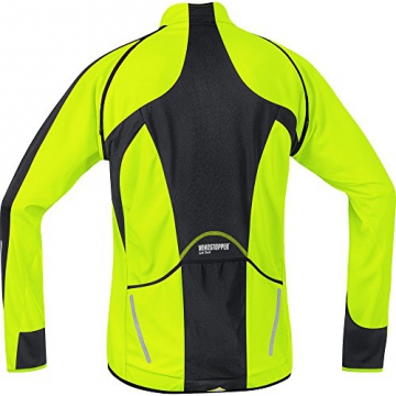 GORE BIKE WEAR Herren Winddichte Fahrradjacke mit abnehmbaren Ärmeln, WINDSTOPPER Soft Shell, Phantom 2.0 SO Jacke, JWPHAM, neon yellow/black, Gr. L - 3