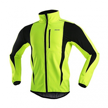 M.Baxter Fahrrad Trikot Winter Herbst Fahrradbekleidung Wasserdicht Winddicht Atmungsaktiv Warm Fleece Jacke - 2