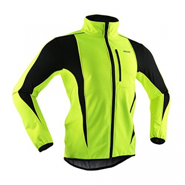 M.Baxter Fahrrad Trikot Winter Herbst Fahrradbekleidung Wasserdicht Winddicht Atmungsaktiv Warm Fleece Jacke - 3