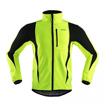 M.Baxter Fahrrad Trikot Winter Herbst Fahrradbekleidung Wasserdicht Winddicht Atmungsaktiv Warm Fleece Jacke - 1